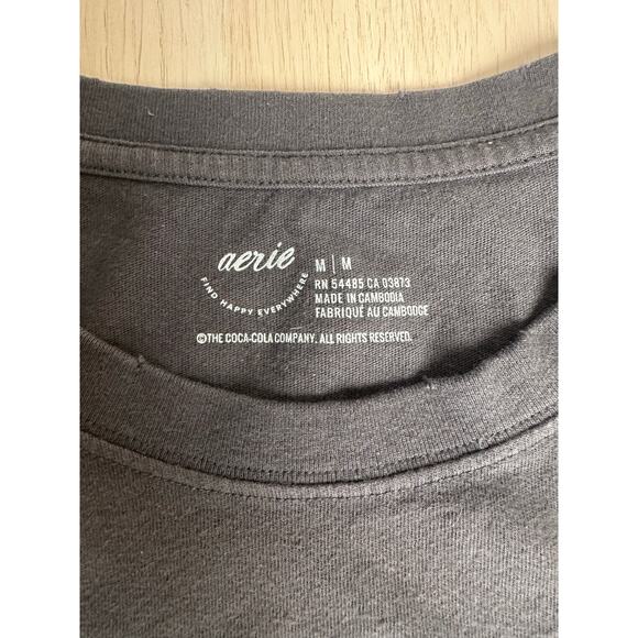 Aerie Vintage Coca-Cola T-Shirt Black Size M - Picture 5 of 9